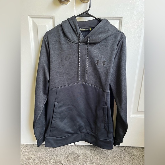 Under Armour Men's Charcoal and Black Hoodie - Picture 1 of 10